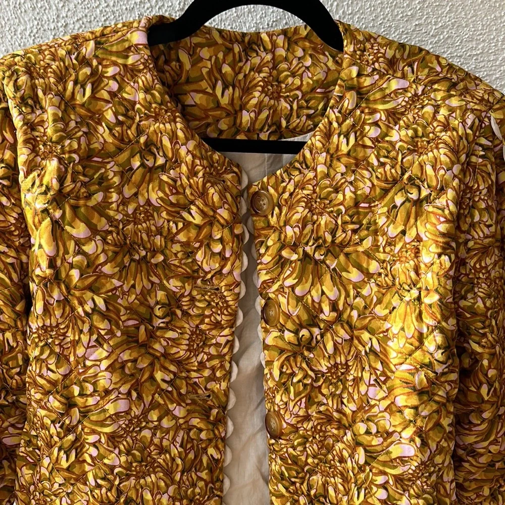 Kika Vargas x Target collab quilted coat - Picture 2 of 3